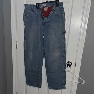 Men's carpenter lined fleece jean